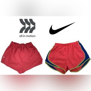 Nike and All in Motion Shorts 2 pairs